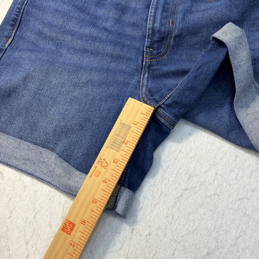 Old Navy Women's High-Rise WOW Stretch Denim Shorts Blue Size 2 w/ 3" Inseam EUC - Picture 6 of 15